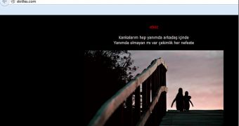 Skrillex website defaced