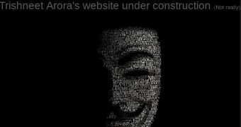 Trishneet Arora's website defaced