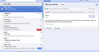 The Offline Gmail app for Google Chrome
