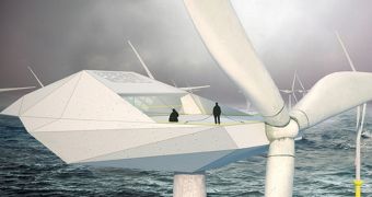 Architects propose new design for offshore wind turbines