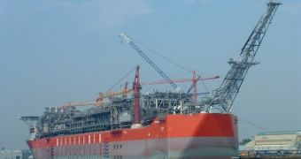 The Bonga Floating Production Storage and Offloading vessel (FPSO