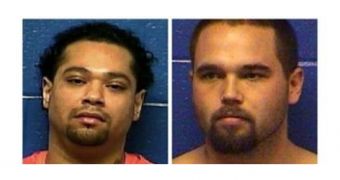 Anthony James Mendonca (left) and Triston Cheadle are still on the run