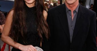 Mel Gibson and Oksana Grigorieva at the “Wolverine” premiere the other week