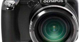 Olympus SP-810UZ camera with 36x optical zoom