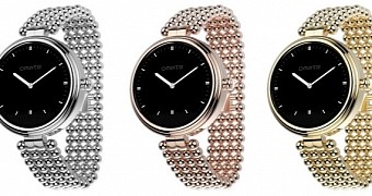 Omate Lutetia is a smartwatch for ladies