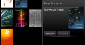 Xperia X2 Panels on HTC Touch Pro2