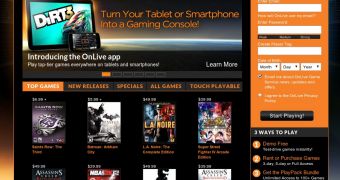 OnLive will be available on Google TV devices