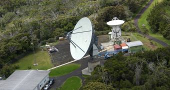 With this antenna at Kokee Park on the Hawaiian island of Kauai, NASA makes regular VLBI measurements that are used in the time standard called UT1 (Universal Time 1)