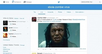 The Ebola Zombie Virus was a prank for the ages last year on Twitter