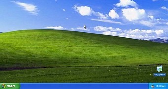 Bliss, the default Windows XP wallpaper