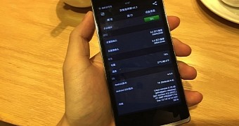 OnePlus One Mini running AnTuTu