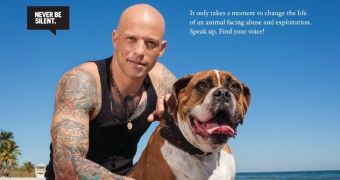 Tattoo artist Ami James joins hands with PETA, takes a stand against animal cruelty (click to see full image)