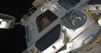 The penultimate Endeavor flight to the ISS delivered a new room, Tranquility, and the Cupola observations dome (pictured)