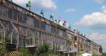 BedZed, a carbon-neutral building in the UK