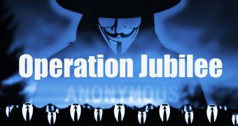 OpJubilee: Several Hundred Anonymous Supporters Protest at British Parliament