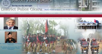 Okara Police website hacked