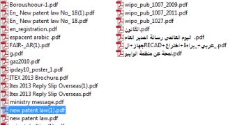 PDF documents taken by Anonymous hackers from Syria's Patent Office