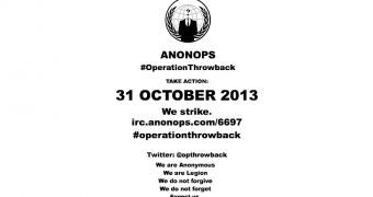 Anonymous hackers announce Operation Throwback