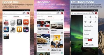 Opera browser beta for Android (screenshots)