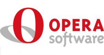 Opera Mini loaded on Android-based Motorola i886 at Nextel