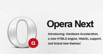 Opera Next with Hardware Acceleration Fixes