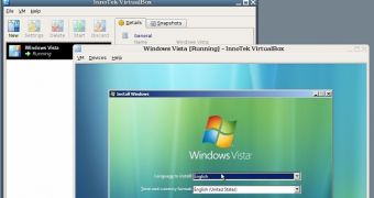 Oracle VM VirtualBox screenshot