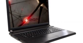 Origin PC EON17-S gaming notebook with Nvidia GeForce GTX graphics and overclocked Sandy Bridge processors