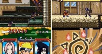 Screenshot from NARUTO: Ninja Council 3 for the DS