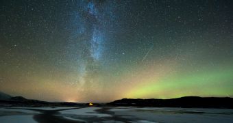 Photographer Tommy Eliassen snapped this shot of the Orionid Meteor shower in Norway, on Oct. 20, 2012