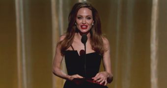 Angelina Jolie was also a presenter at the Oscars 2012