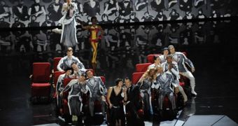 Cirque du Soleil performs at the Oscars 2012