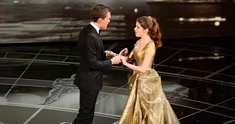 Neil Patrick Harris and Anna Kendrick do the “Moving Pictures” musical opener at the Oscars 2015