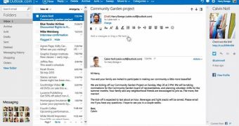 This is what the new Outlook.com looks like
