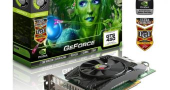 Overclocked GeForce GTS 450 Card Released by POV and TGT