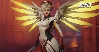 Overwatch Gameplay Video Showcases Mercy's Healing Abilities