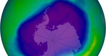 From September 21-30, 2006 the average area of the ozone hole was the largest ever observed, at 10.6 million square miles