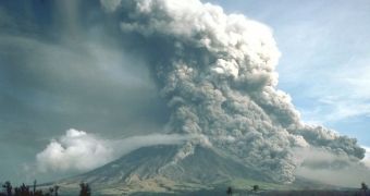 Massive volcanic eruptions release vast amounts of halogen compounds in the atmosphere, which deplete the ozone layer