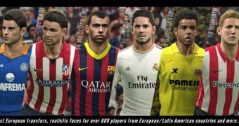 New player faces coming to PES 2014