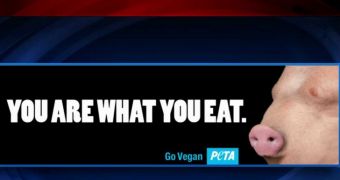 PETA reveals shocking billboard, hopes to convince people to stop eating meat