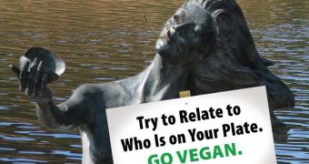 PETA wants people to relate to the animals on their plate