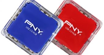 PNY Presents a 4-Port USB Hub and a 12-in-1 Card Reader