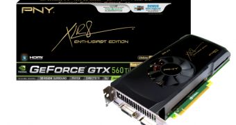 PNY XLR8 GeForce GTX 560 Ti Enthusiast Edition graphics card