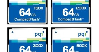 PQI boosts CF card capacity to 64GB
