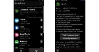 Nokia N9 PR1.3 screenshot