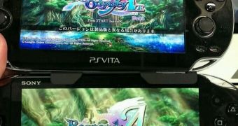 The OLED PS Vita above and the LCD PS Vita 2000 below