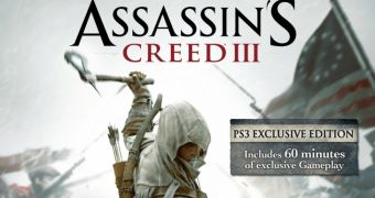 The new cover art of Assassin's Creed 3 for PS3