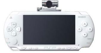 White cased PSP and Go!Cam