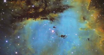 New astrophotograph reveals the Pac-Man Nebula in beautiful colors