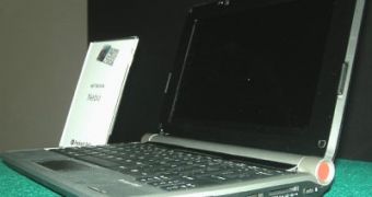 The Packard Bell netbook, spotted in Hungary
