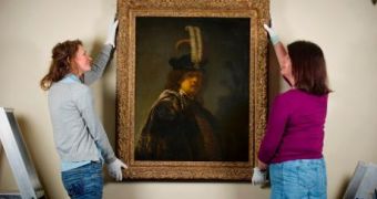 Painting discovered to be a Rembrandt self-portrait